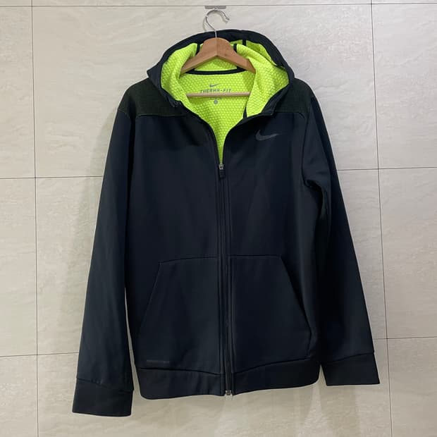 나이키 / 써마핏 후드집업 형광, 남성자켓 / XL