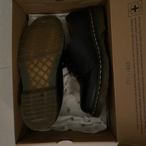 닥터마틴 1461 스무스 블랙 260 uk7