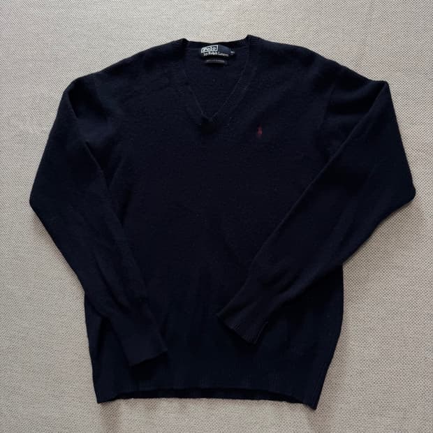 폴로 랄프로렌 브이넥 니트