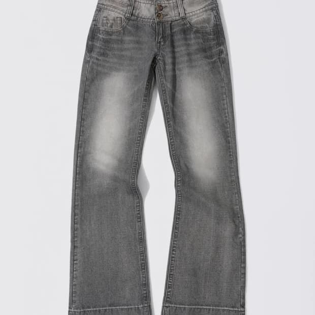 Union Jack Engineered Denim Washed Gray