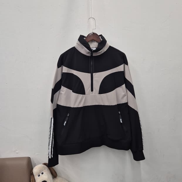 아디다스 팔라스 15FW 헤비 하프집업 트랙탑