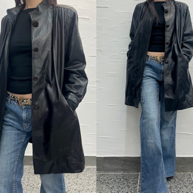 Chic leather jacket