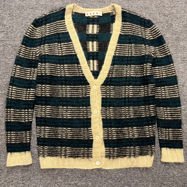 [66~77] 마르니 MARNI 모헤어니트 가디건 42 