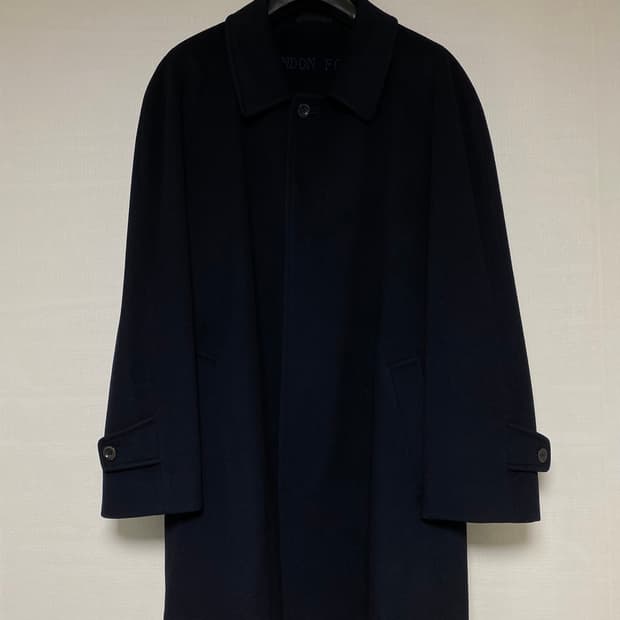 LONDON FOG X LOLO PIANA 울캐시미어 발마칸코트