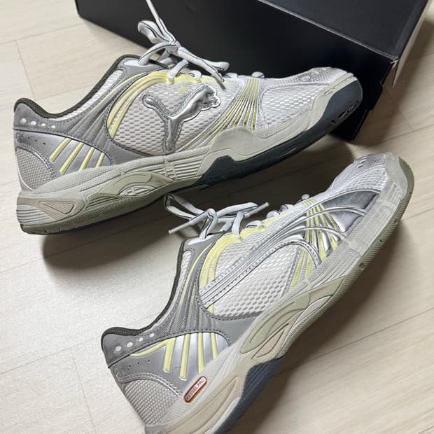푸마 PUMA 케셀 프로 - 화이트:페더그레이 402964-02 -275