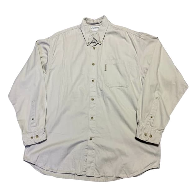 컬럼비아 USA 빈티지 베이지 셔츠