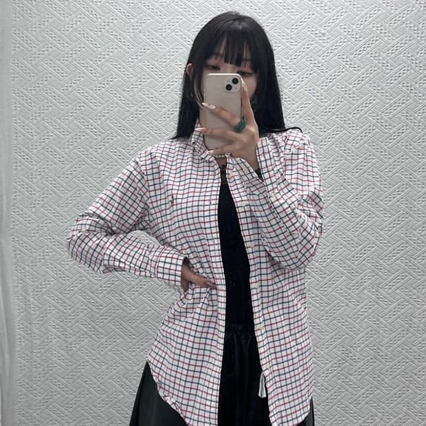 폴로 랄프로렌 컨트리 옥스포드 슬림핏 체크 셔츠 S C09438