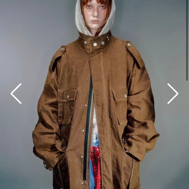 베이컨트 아카이브 브로너 왁스드 필드 자켓 브라운