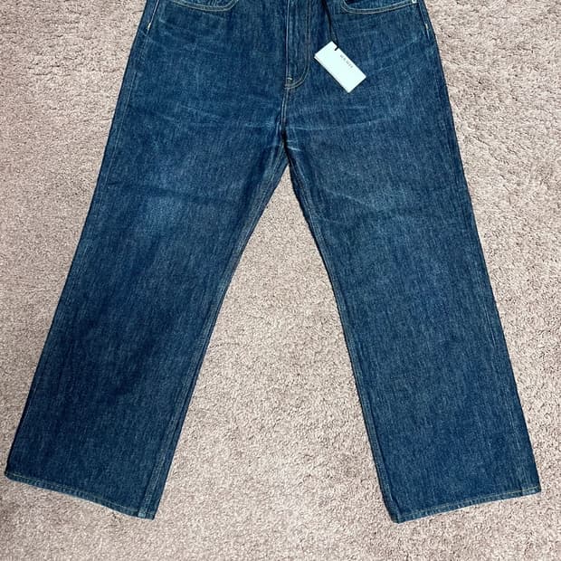 (34) 오라리 하드트위스트 5P 인디고 데님