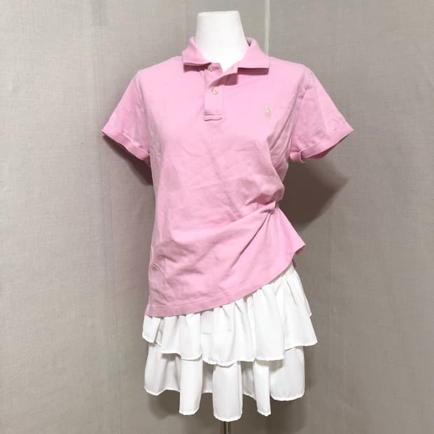 폴로 흰핑 pk 카라티셔츠 L