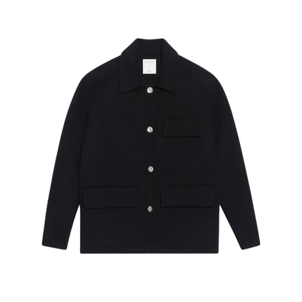 산드로 더블페이스 울 자켓