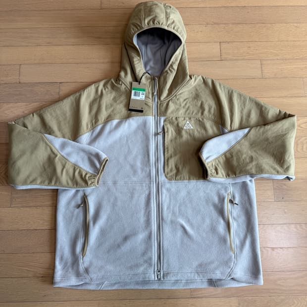 [XL] 나이키 acg 울프 트리 플러스 후드 집업 베이지