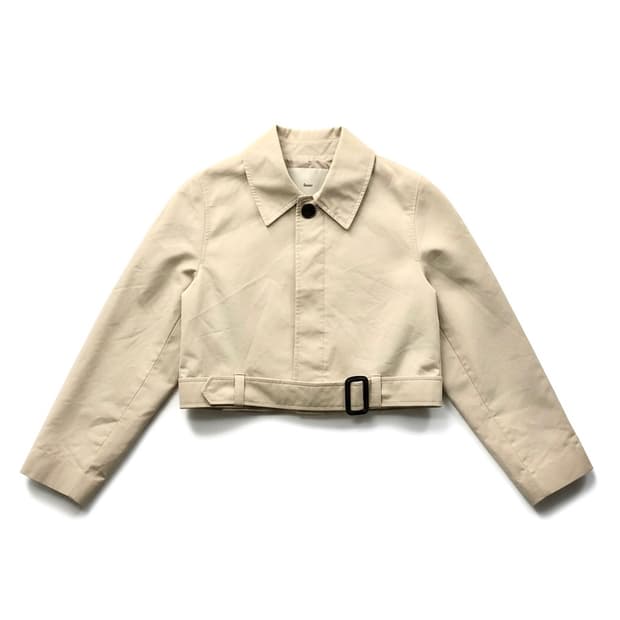 던스트(Dunst) 크롭 벨트 자켓