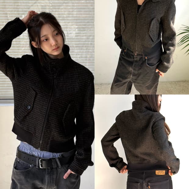 Acne Studios 해리스 트위드 자켓