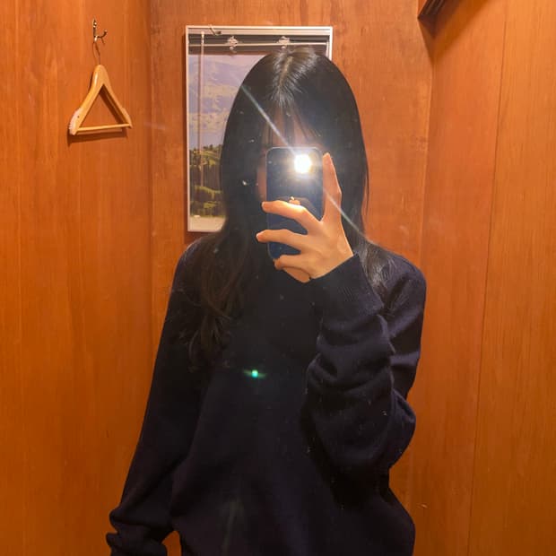 (M) L.L.Bean 엘엘빈 울 브이넥 니트