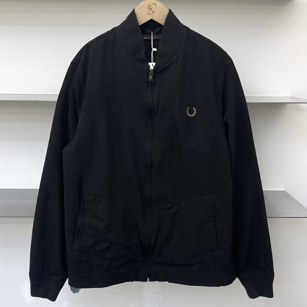 프레드 페리 월계수 울 블루종 자켓