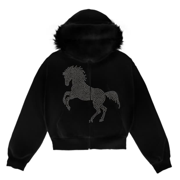 604service 퍼 후드집업