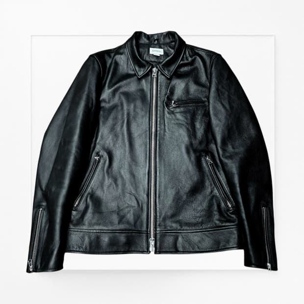 [베스트 상품🔥] 커버낫 블랙 투웨이 레더자켓