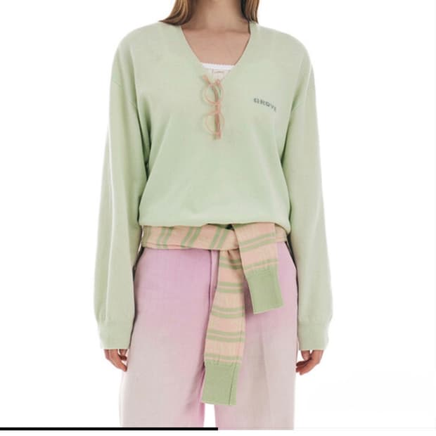 그로브 STRIPE GRVR SHAWL MUFFLER [PINK]