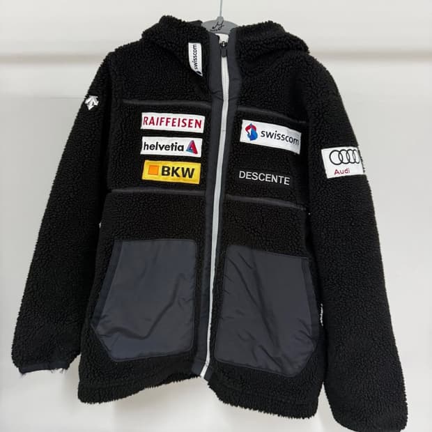 데상트 키즈 후리스 집업