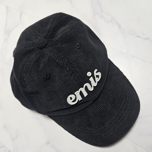 에미스 emis 코듀로이 APPLIQUE CORDUROY BALL CAP