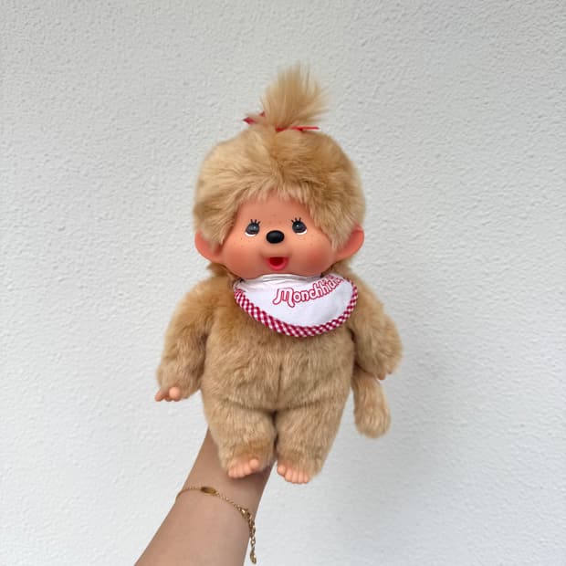 몬치치 프리미엄 스탠다드 M 사이즈 인형 베이지 소녀
