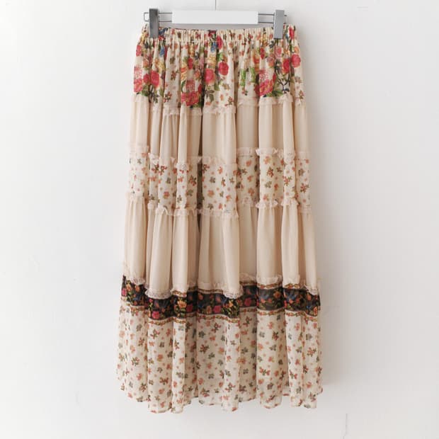 flower patch cancan skirt