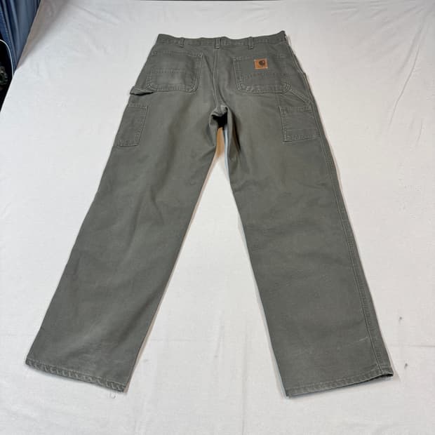 36inch) 칼하트 카펜터 워크팬츠 모스그린 덕 캔버스