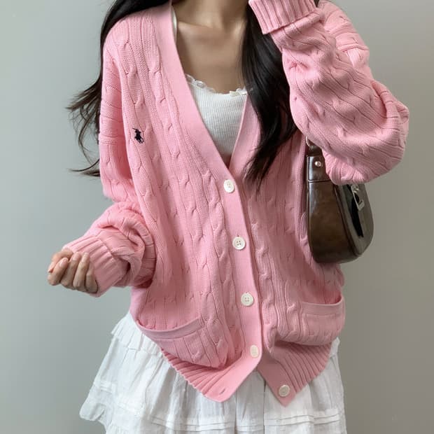 폴로 가디건