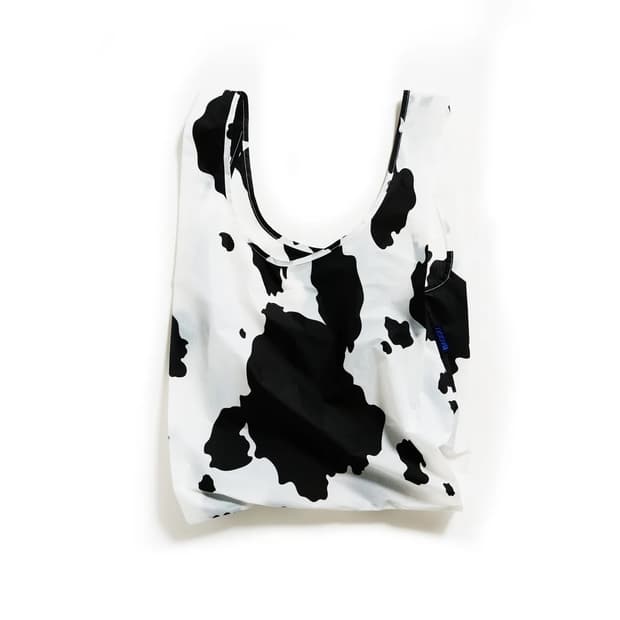 Baggu 바쿠백 스탠다드 리유저블백 카우 프린트
