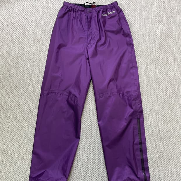 몽벨 재팬 고어텍스 퍼플 나일론 팬츠 