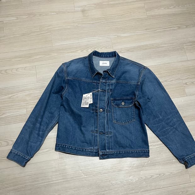 새상품] 시오타 1세대 데님 자켓 42 라이트 블루