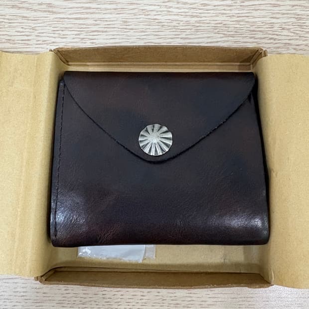 rrl 더블알엘 콘초 레더 월렛 지갑