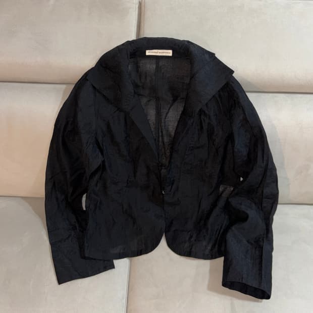 Hiroko Koshino seethrough jacket 히로코코시노