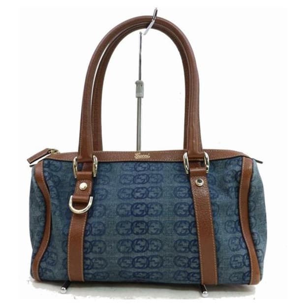 Gucci blue denim bag