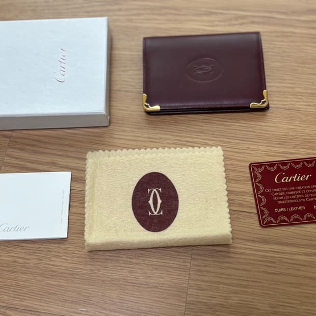 정품) 까르띠에 카드지갑