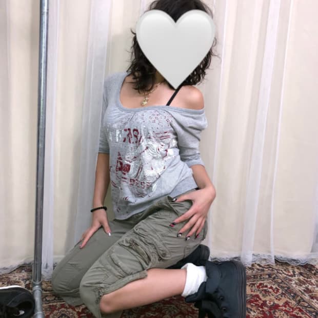빈티지 디젤 프린팅 스트라이프 티셔츠