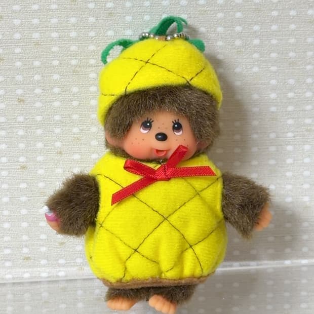 파인애플 미니키링 노택