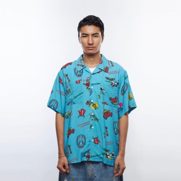 리베라이더스 캠프 후지 레이온 반팔 셔츠