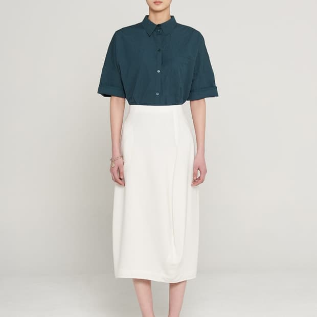 구호 볼륨 슬립 롱스커트 4사이즈