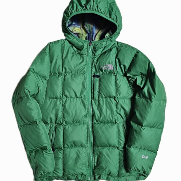 노스페이스 리버시블 다운 패딩 550