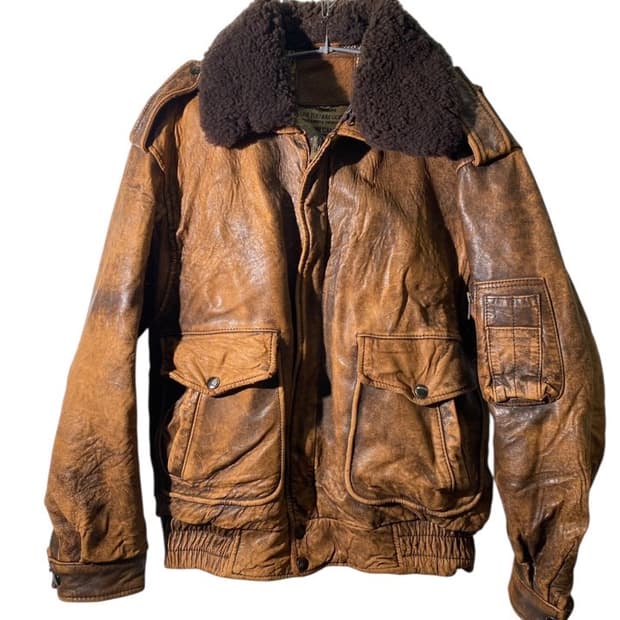 빈티지 리얼 레더 a-2 자켓