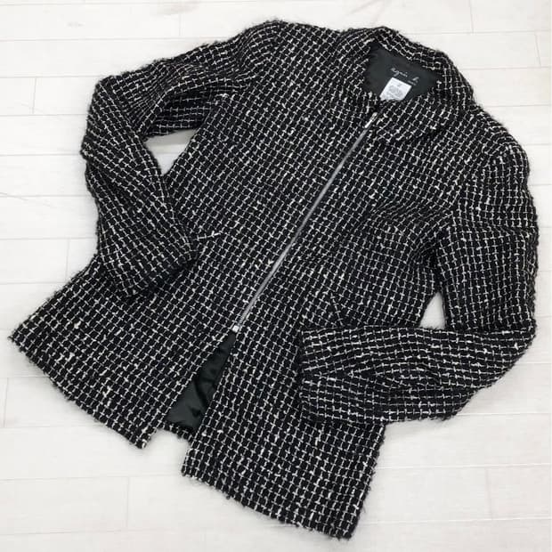 agnes b. tweed jacket