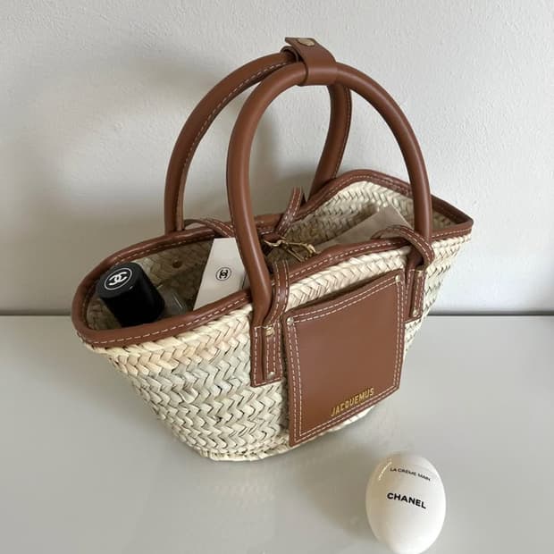 자크뮈스 솔리 바스켓백 브라운