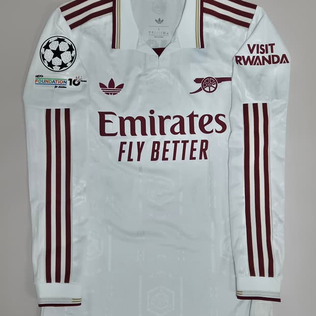 25-26 아스날 써드 데클란 라이스 긴팔유니폼 L사이즈