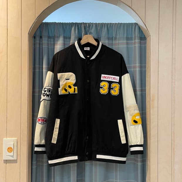 HOOK 코튼 스타디움자켓