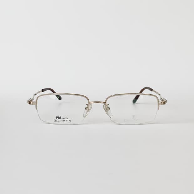 [픽키-578] 골드 반무테 남녀공용  안경테