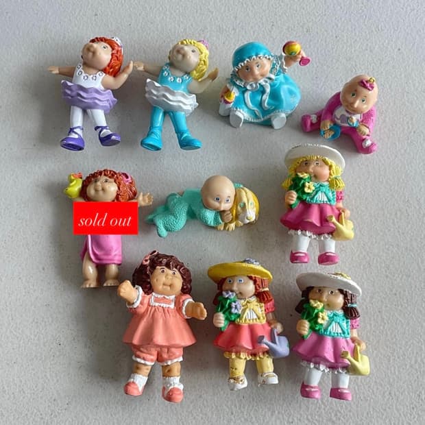 양배추 인형 피규어 1980‘s (개별판매/일괄가능)