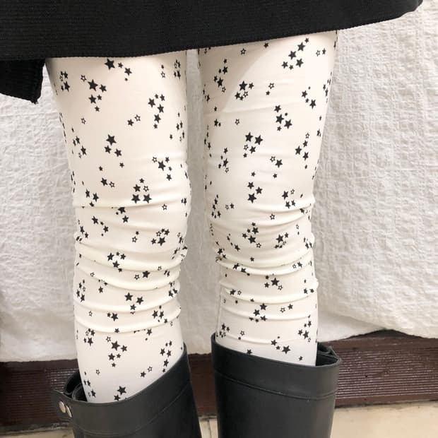 Black stars leggings
