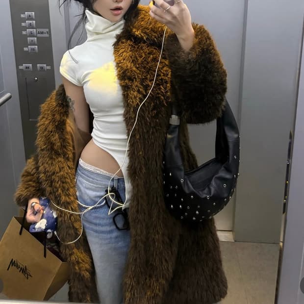 자라 면 하이넥 바디수트 캡소매